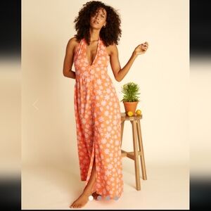 Wrangler x Billabong Hung Up Maxi Dress, VGUC, Size S